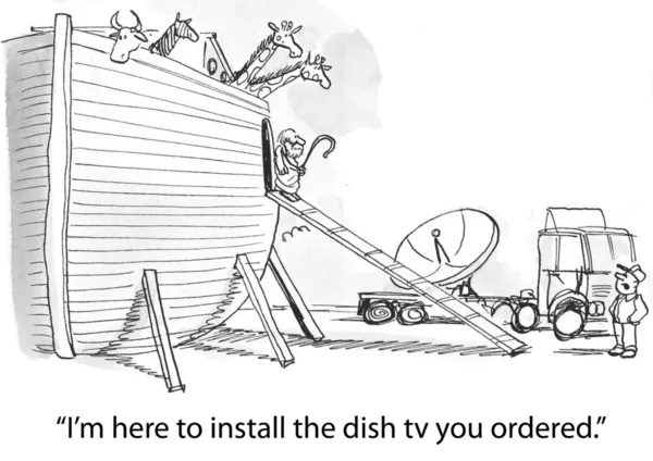 TV for Noah's Ark — Stock Photo, Image