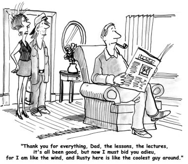 karikatür çizimi. Erkek