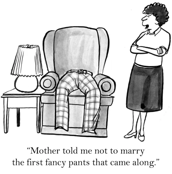 Cartoon illustration. Fancy pants — Stock Photo, Image