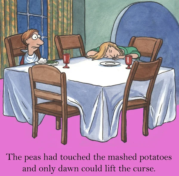 Peas and potatoes — ストック写真