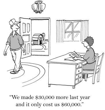 çiftlikte para kaybetme