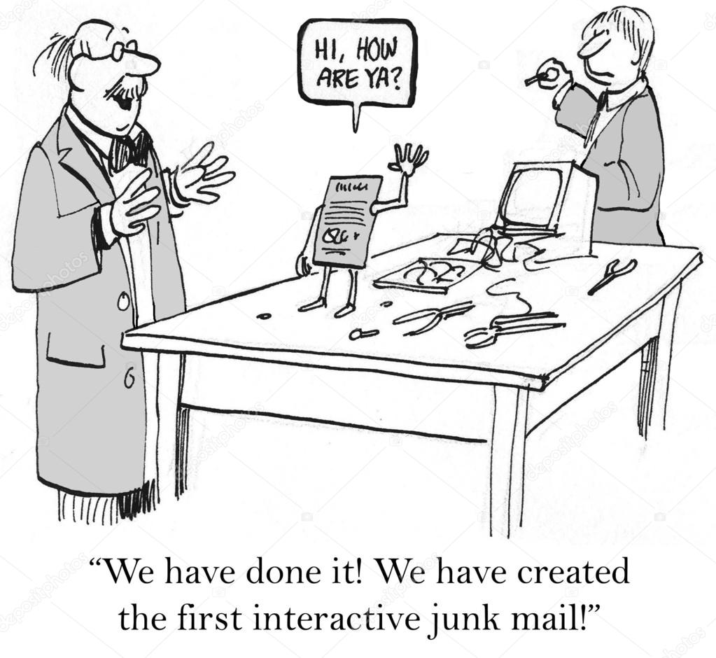 Interactive mailer is the first in the world.