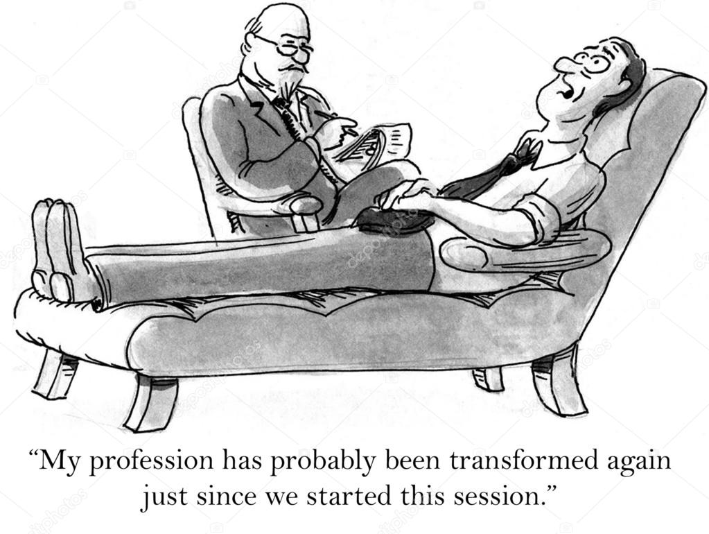 Psychologist At Work Cartoon