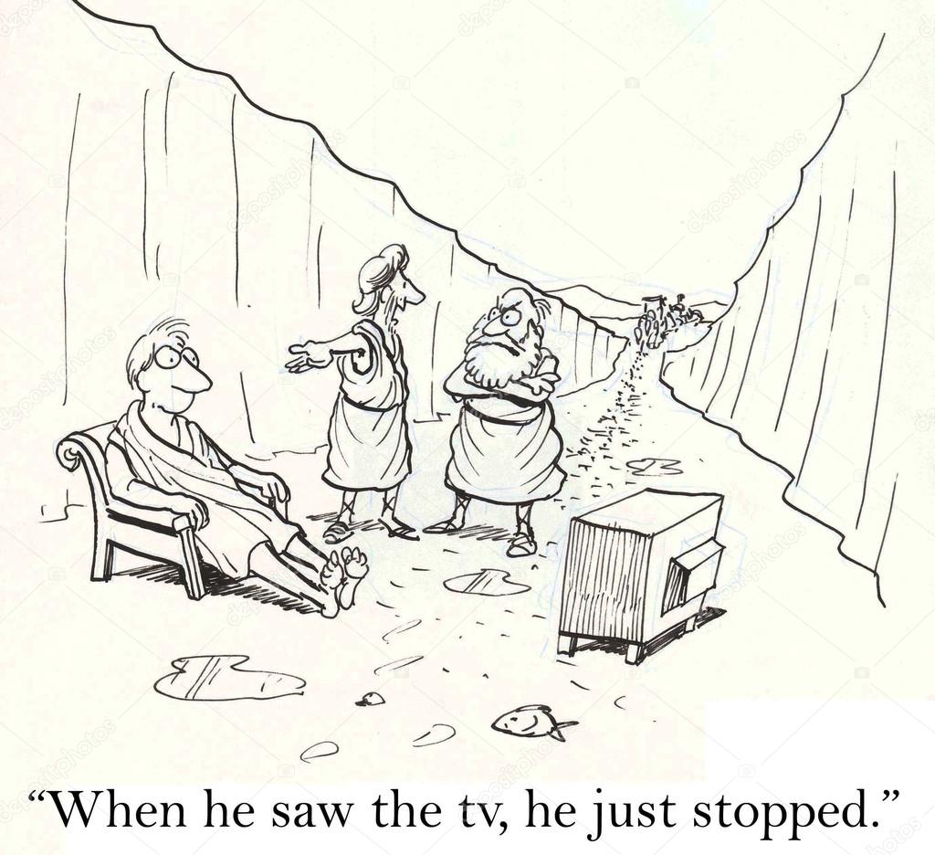 Stopped at tv