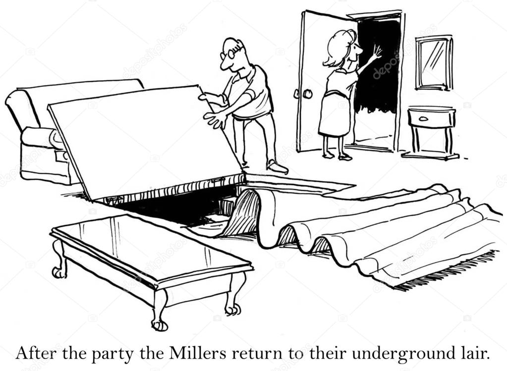 The Millers have an underground safe room