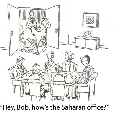 ofis çalışanı Sahra ofisi