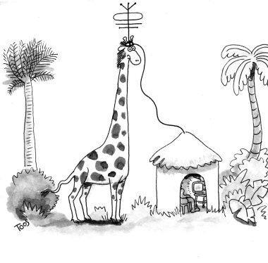 Giraffe'nın yükseklik dijital alımı için kullanmak.