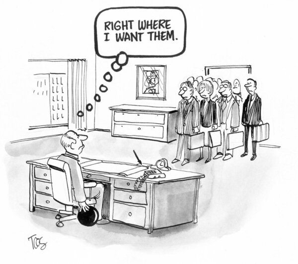 Плохой босс нацелен на свою команду.
.