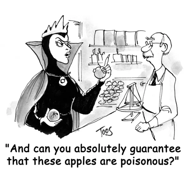 Giftige appels — Stockfoto