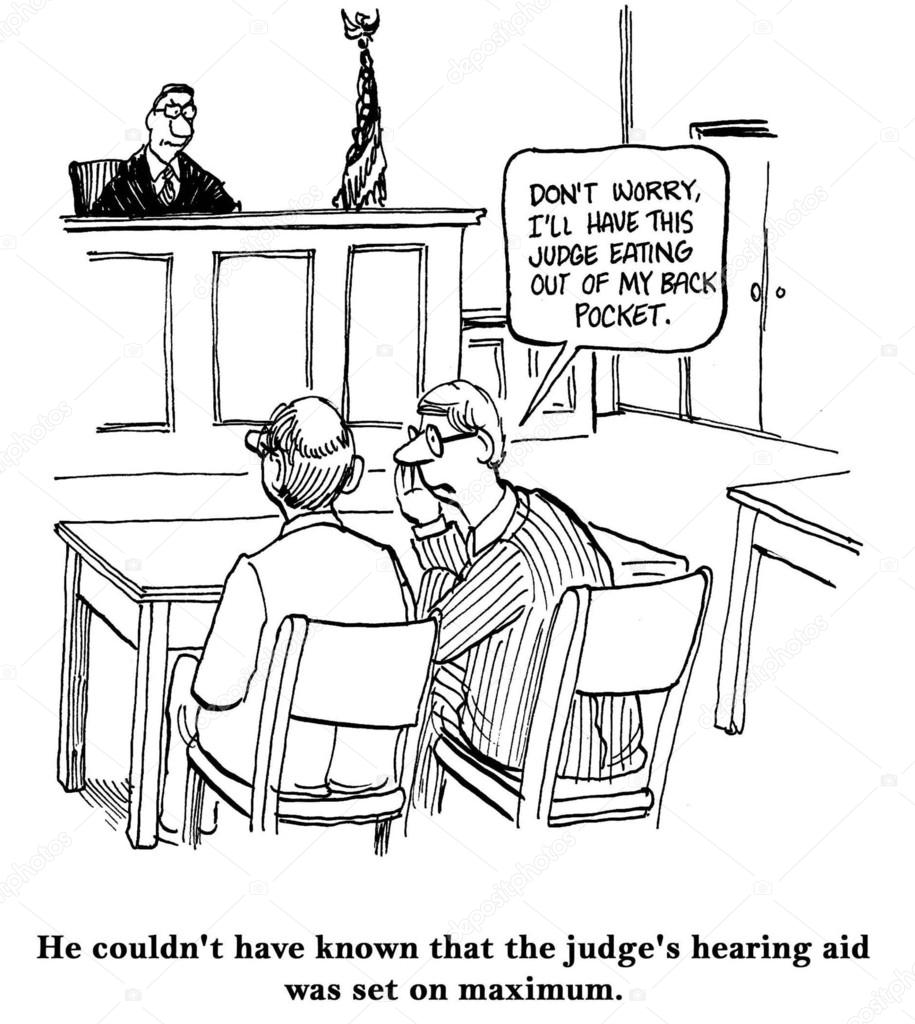 Lawyer and Courtroom