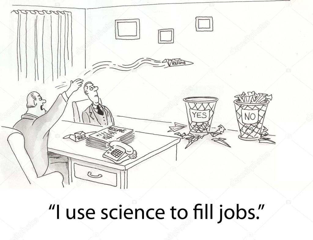 Man use science to fill jobs