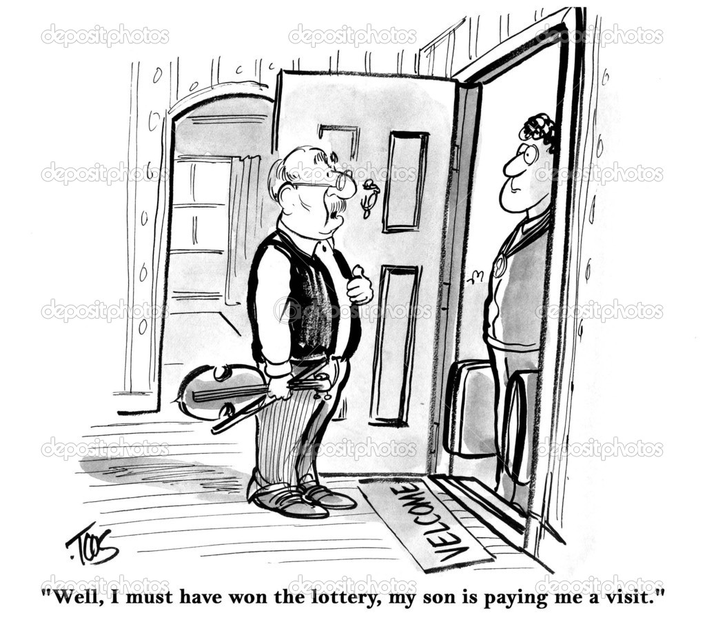 Surprise Visit Stock Illustration by ??andrewgenn 38899861