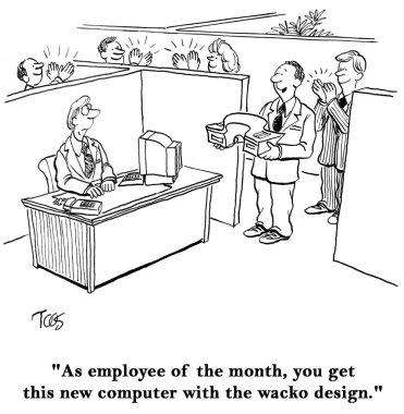 Ayın çalışanı için hediye