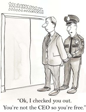 Polis işadamı serbest bırakır.