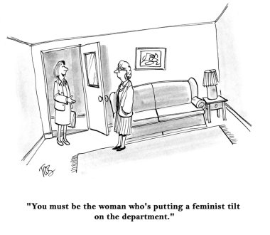 feminist öğretmen yeni bir öğretmen olduğunu.