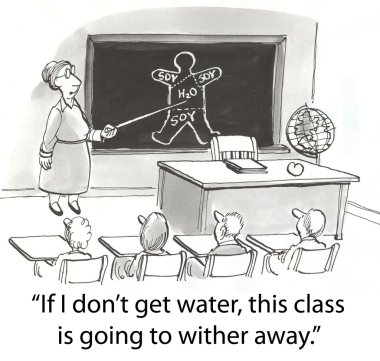 Okuldaki biyoloji dersi