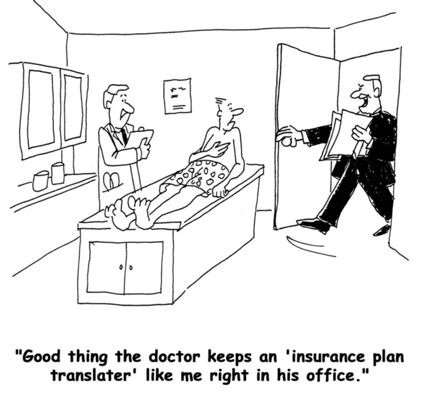Pojištění a lékařství — Stock fotografie