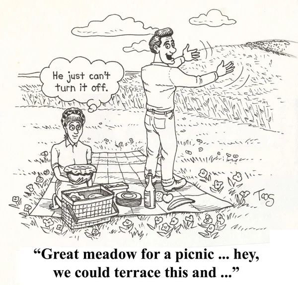 Lidé na piknik — Stock fotografie