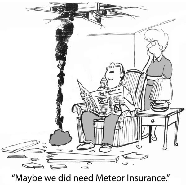 Meteor biztosítási — Stock Fotó