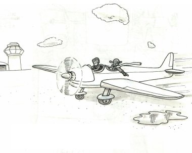 uçaklarda pilotlar uçmak