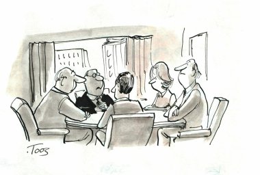 ofiste iş görüşmeleri