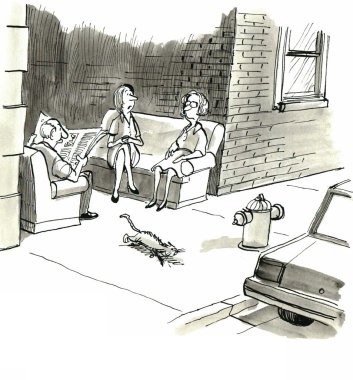 Aile kaldırımda yaşıyor