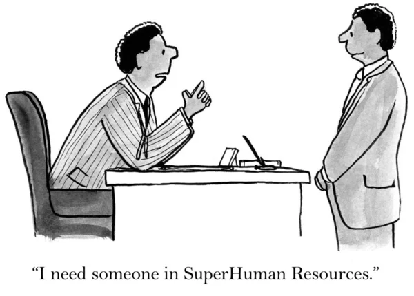 Super menselijke hulpbronnen — Stockfoto