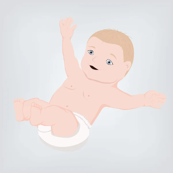 赤ちゃんの図 — ストックベクタ