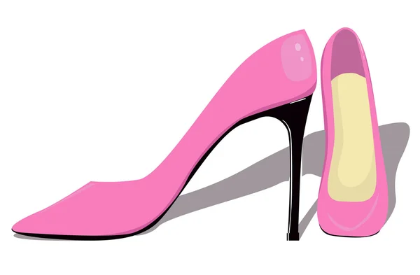 Pink pumps — Stock Vector