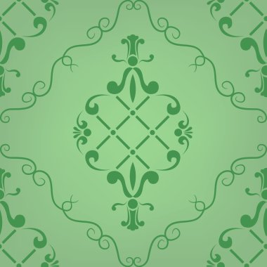soyut desen yeşil ile Seamless Modeli