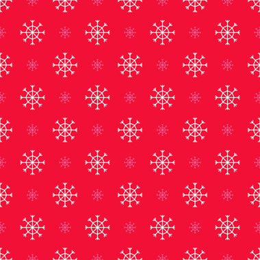 kar taneleri ile Seamless kırmızı modeli