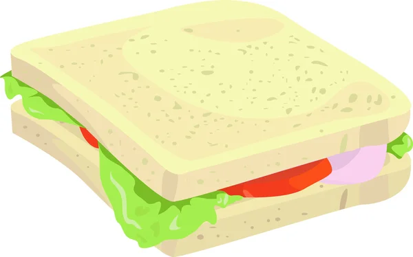 Sandwich — Stockvektor