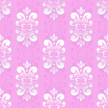 pembe damask deseni