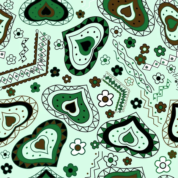 Padrão verde abstrato — Vetor de Stock