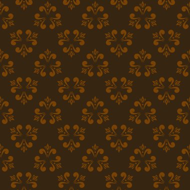 kahverengi Dikişsiz soyut desen