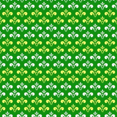 Yeşil Dikişsiz soyut desen