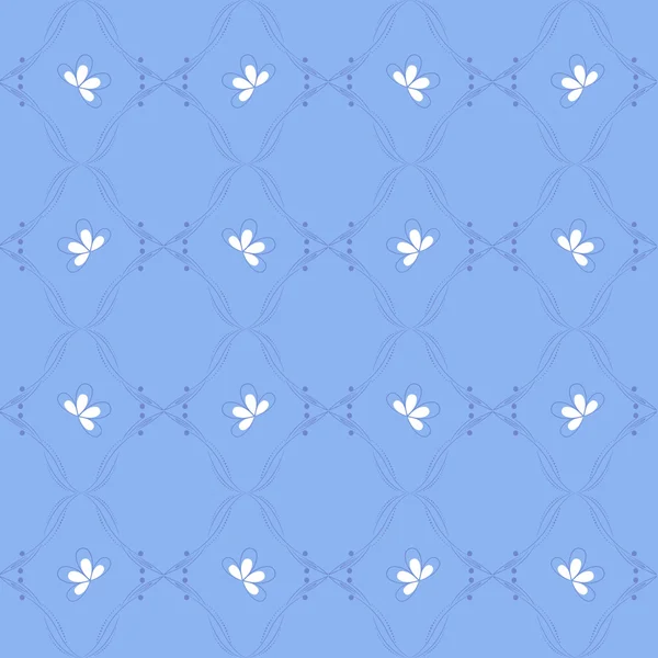 Bleu sans couture patetrn — Image vectorielle