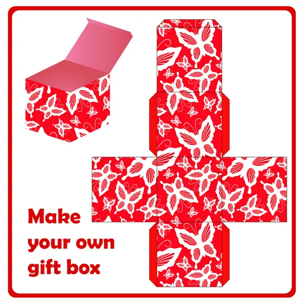 Gift box system — Stock vektor
