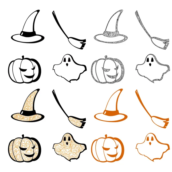 Halloween set — Stockvector