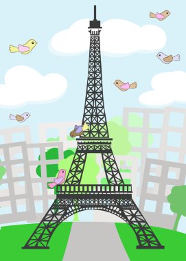 Paris kuş çizgi film.