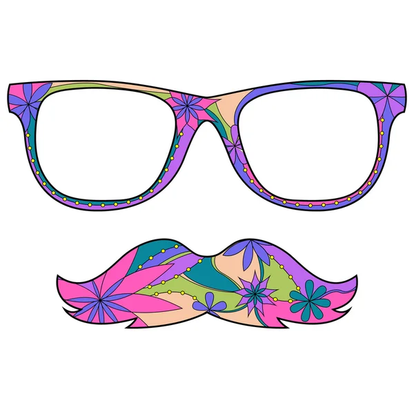 gözlük amd bıyık