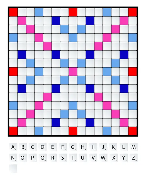 Juego de Scrabble Vectores de stock libres de derechos