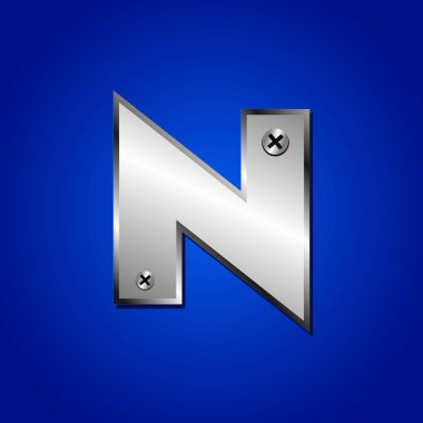 mavi metalik yazı tipleri