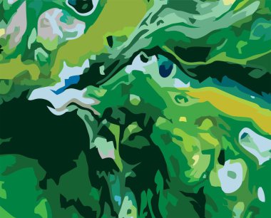 Yaratıcı Renkli Moda farklı şekiller Kolaj arkaplan vektörü illüstrasyonu.