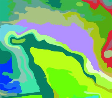 Yaratıcı Renkli Moda farklı şekiller Kolaj arkaplan vektörü illüstrasyonu.