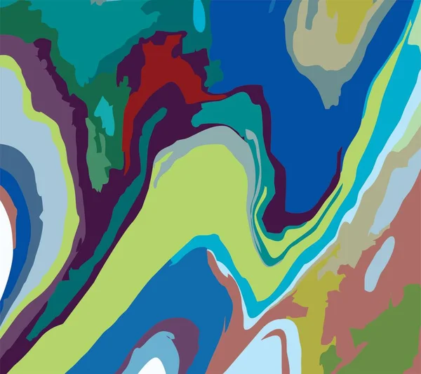 Créatif Coloré Tendance Abstrait Différentes Formes Collage Fond Illustration Vectorielle — Photo