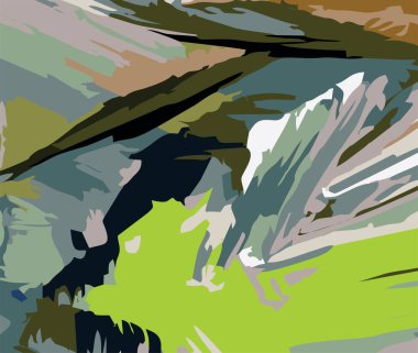 Yaratıcı Renkli Moda farklı şekiller Kolaj arkaplan vektörü illüstrasyonu.