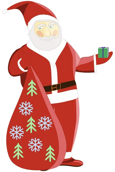 Cartoon Santa — Stock Vector