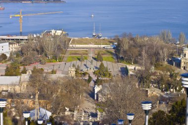 Kerç'ın panoramik manzarasını