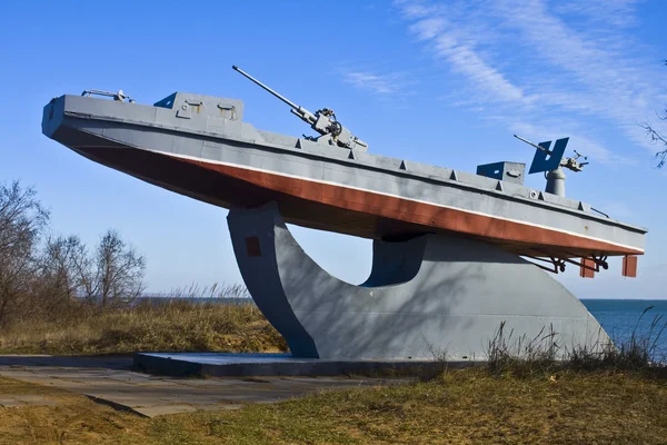 Monumento di operazione di atterraggio di Eltigen — Foto Stock